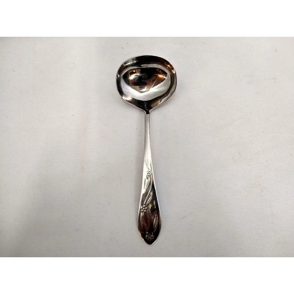 VINTAGE Temptations by tara Old World Floral Small Gravy Ladle